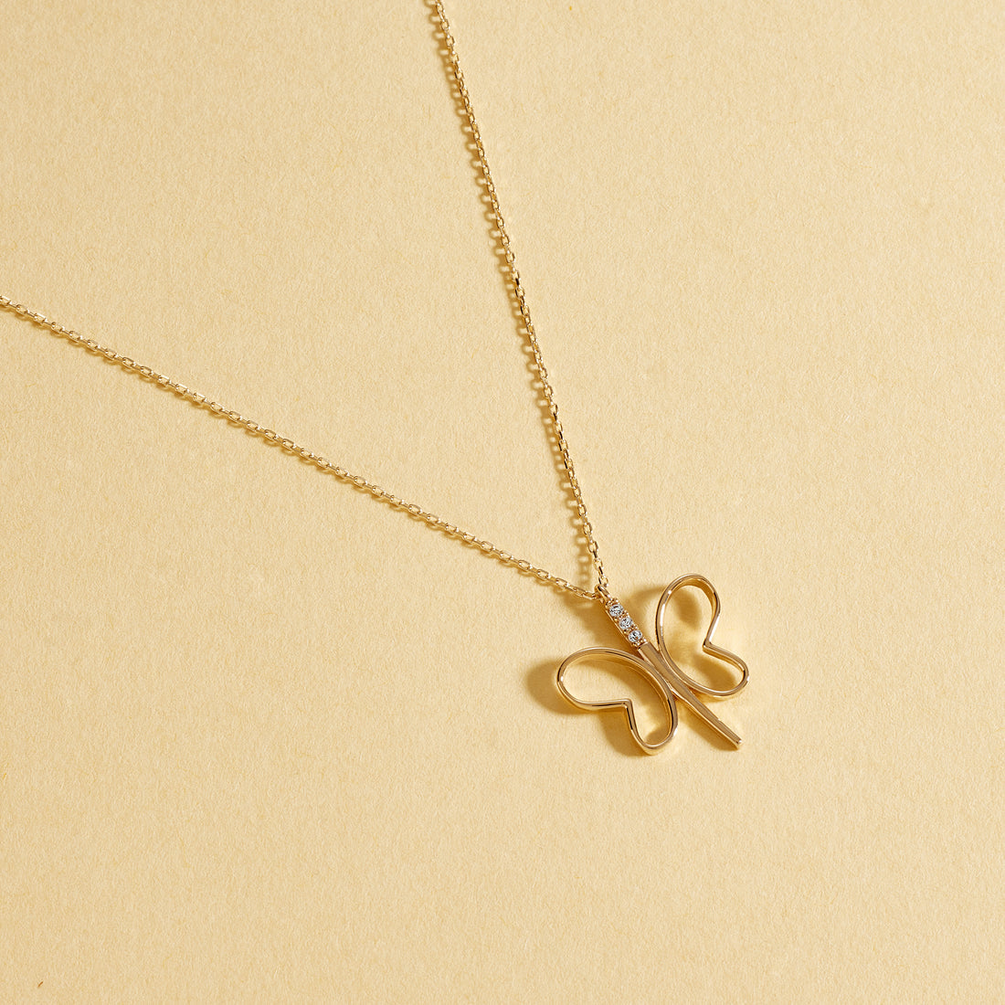 Butterfly Necklace, Flying Necklace, Simple Butterfly Necklace, Gift For Her, Gift For Girl, Delicate Necklace