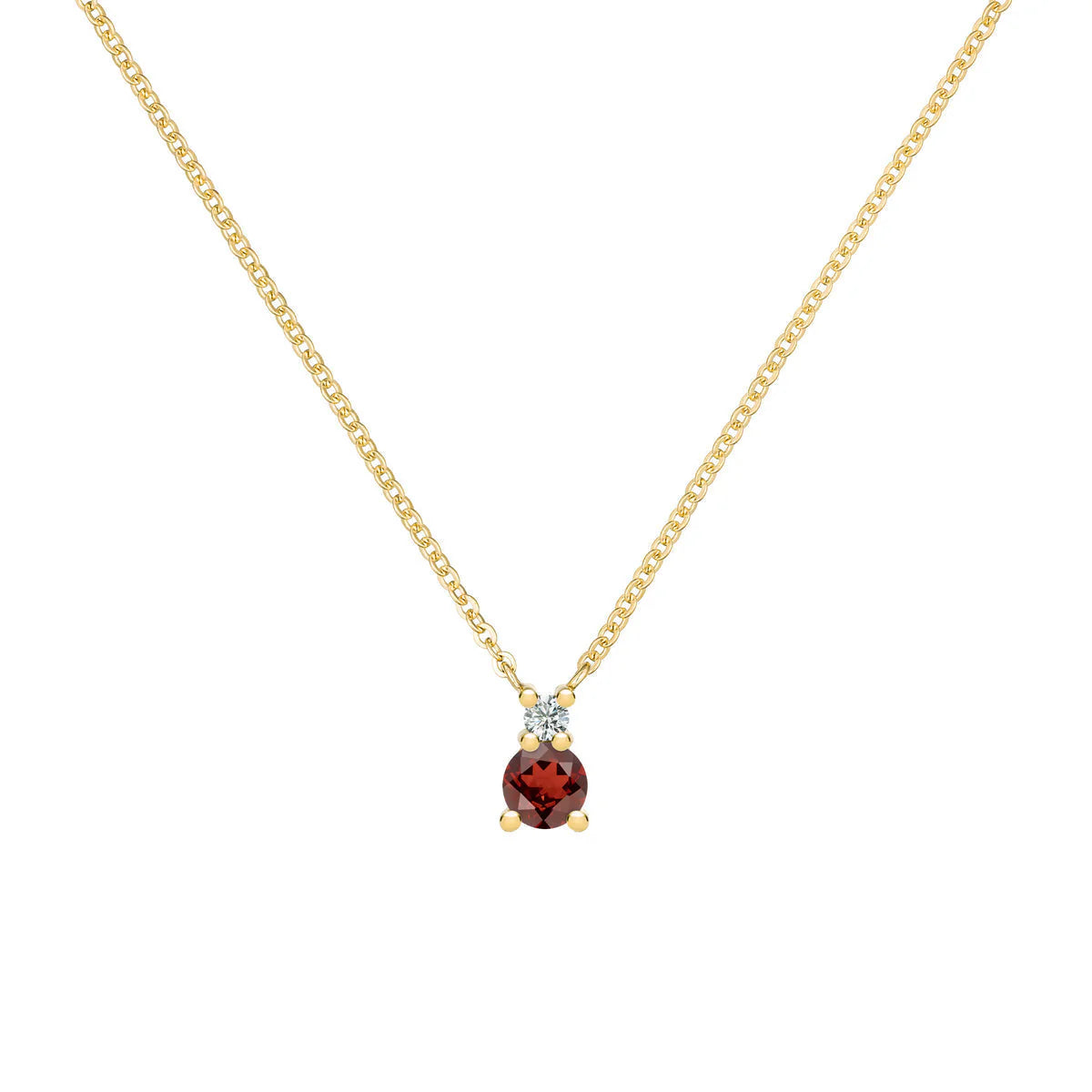 0.40CT Round Cut Two Stone Moissanite Diamond Necklace| GIfts For Her| Delicate Necklace| Wedding Gifts| Promise Gifts| January Birthstone