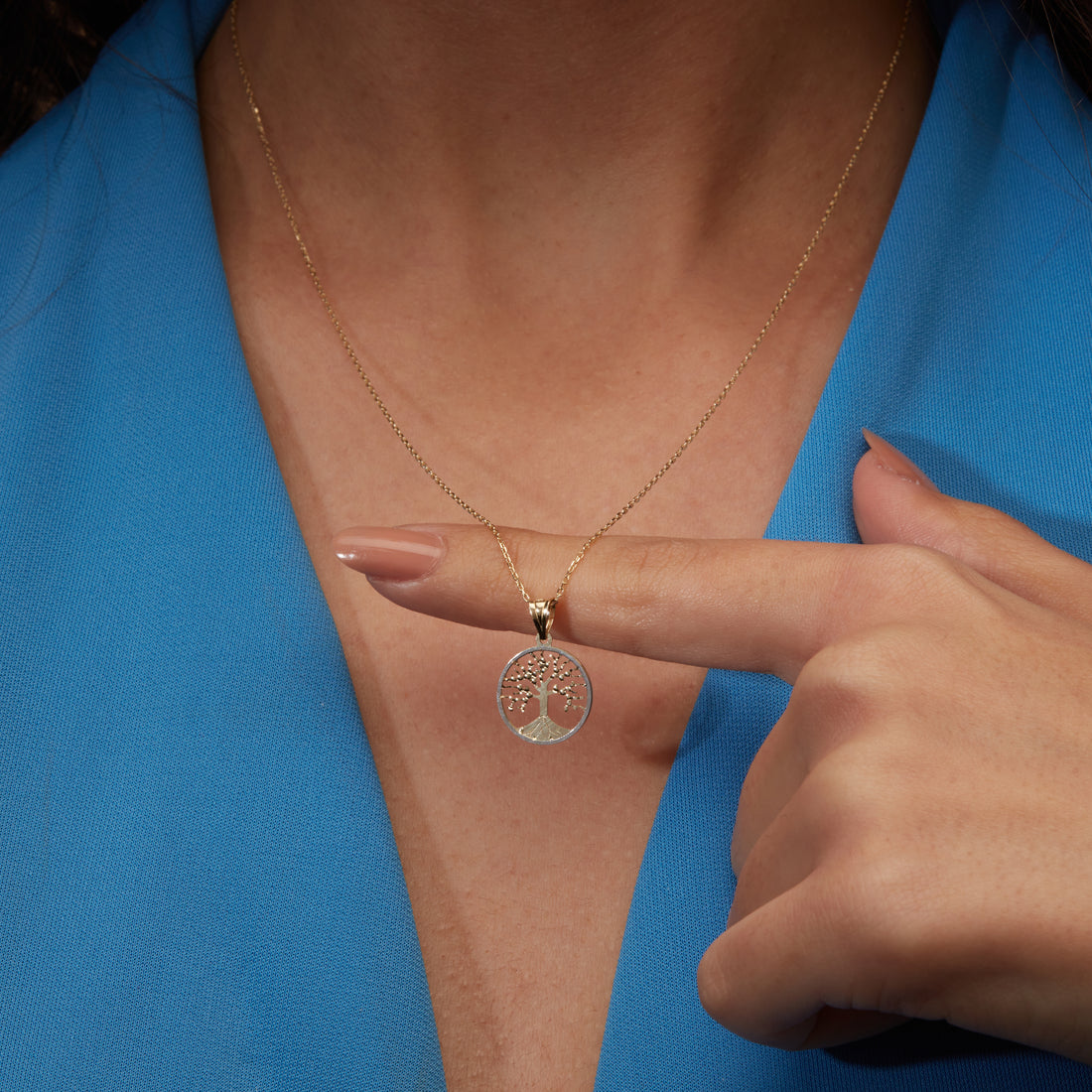 Tree Necklace, Natural Necklace, Tree Of Life Necklace, Delicate Necklace, Stressless Necklace, Gift For Mother, Gift For Mom