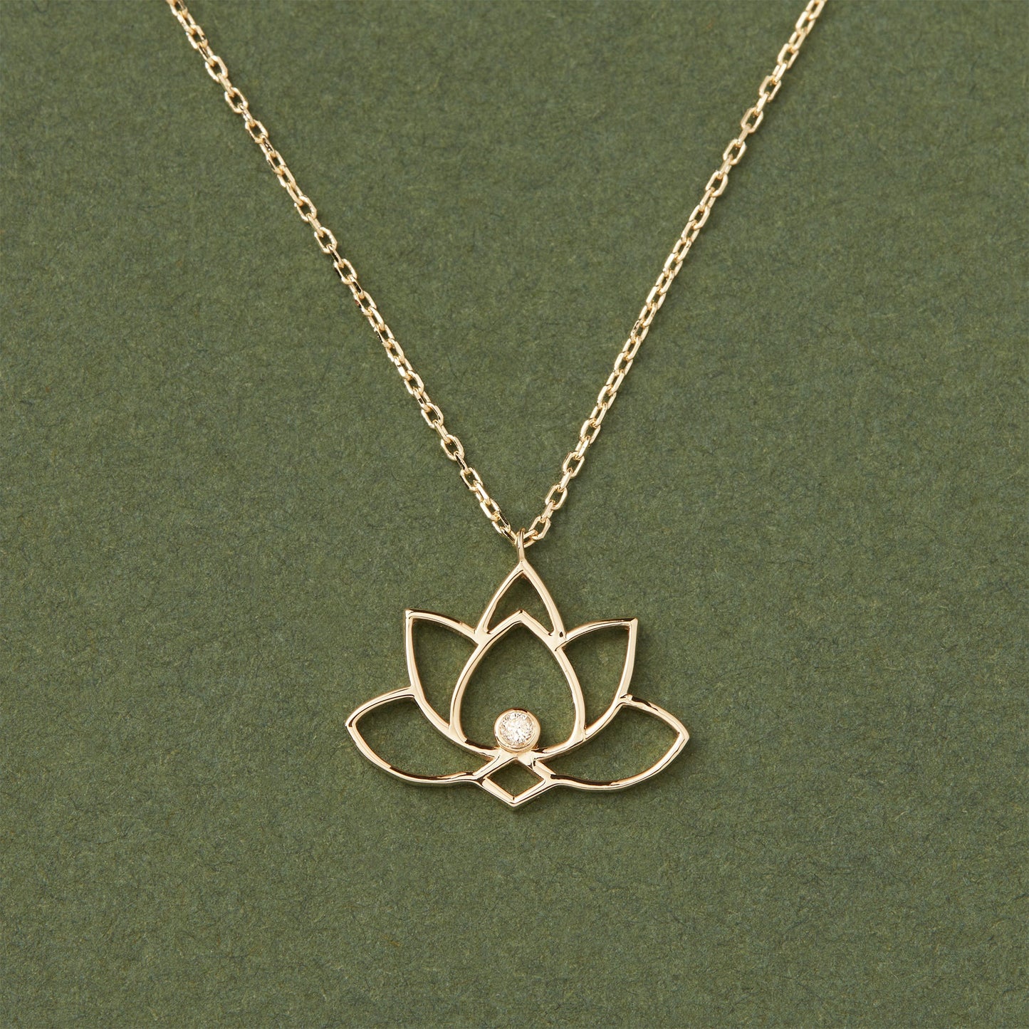 Lotus Necklace, Lotus Flower Necklace, Delicate Necklace, Charm Necklace, Goft For Daughter, Gift For Her