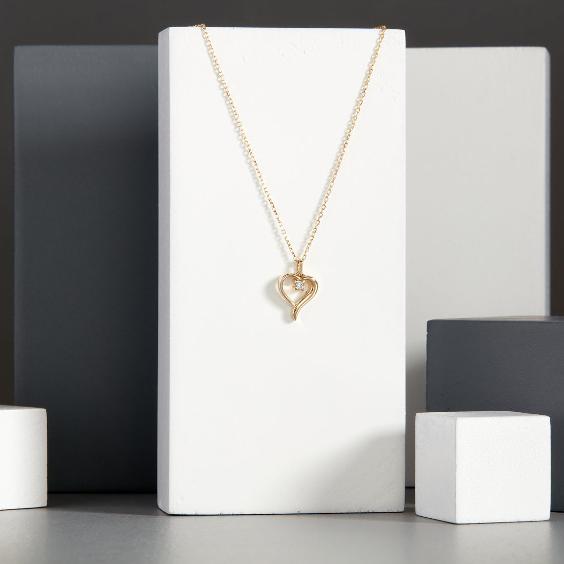 Dainty Heart Necklace, Delicate Necklace, Anniversary Gift, Engagement Gift, Wedding Gift, Gift For Her