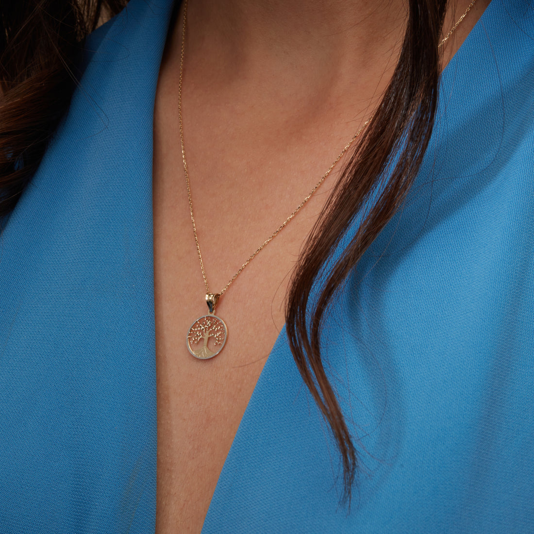 Tree Necklace, Natural Necklace, Tree Of Life Necklace, Delicate Necklace, Stressless Necklace, Gift For Mother, Gift For Mom