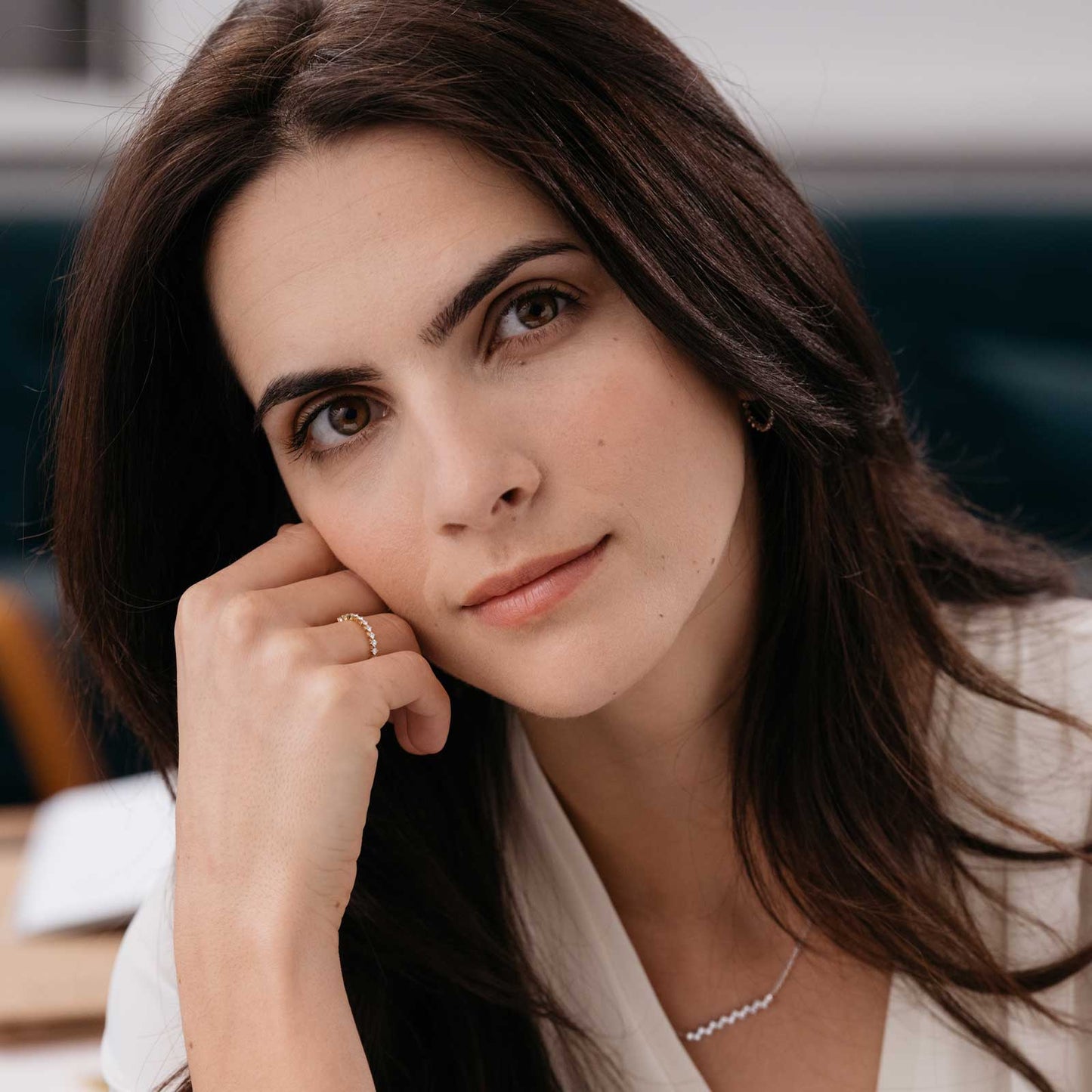 Round Shaped Stackable Moissanite Half Eternity Wedding Band Vintage Gemstone Band