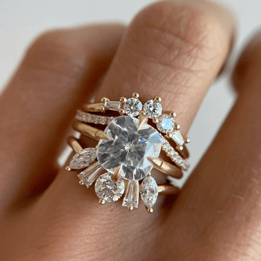 2.0 Ct Cushion Cut Moissanite Diamond Solitaire Engagement Ring